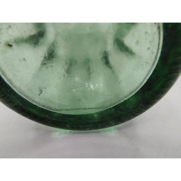 Green Coke Glass Bottle Vintage 6.5 Oz Coca-Cola Embossed Logo Money Back Text - Picture 11 of 13